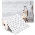 2m Roll 3D Wall Sticker Imitation Brick Bedroom Home Decor Waterproof Self-adhesive DIY Wallpaper For Living Room TV Backdrop. 