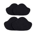 4pcs Shoe Repair Stickers Fabric Heel Protector Anti-Wear Repair Holes Self-adhesive Patches Insoles Pad Foot Care Insert. 