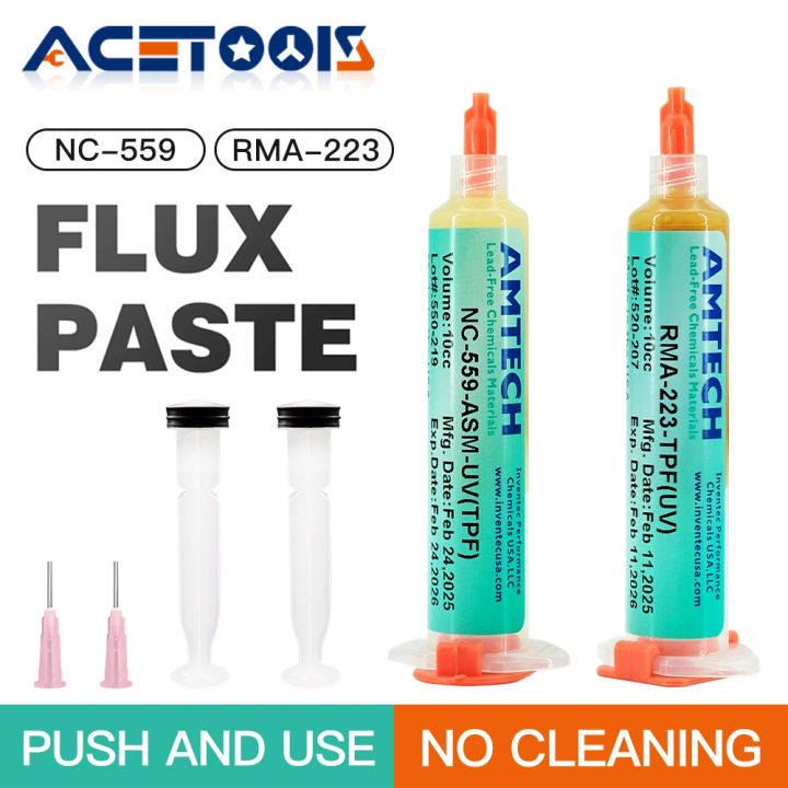 AMTECH NC559 RMA223 Flux Paste 10CC Soldering Grease for Phone CPU ...