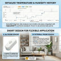 Zigbee 3.0 Temperature Humidity Sensor With External Temp Probe Option,For Fish Tank Freezer Thermometer,For Tuya/Smart Life/Z2M. 