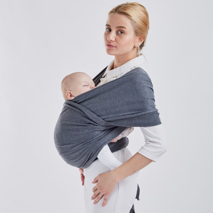 Wrap%20Baby%20Carrier%20Original%20Stretchy%20Infant%20Sling%20Perfect%20for%20Newborn%20Babies%20and%20Children%20Up%20To%2035%20Lbs%20-%20Image%203