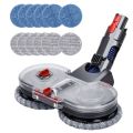 Electric Mop Head for Dyson V15, V11, V10, V8, V7 – Vacuum Cleaner Attachment with Removable Water Tank – Includes 12 Washable Mop Pads – Powerful Floor Cleaning, Easy to Install, Durable & Efficient – Ideal for Hardwood, Tile & Laminate Floors.. 