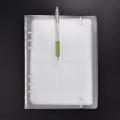 A5 6-Hole Strap Storage Clip And Storage Bag Scrapbook Cutting Die Storage Organizing Sticker Storage Transparent Bag. 
