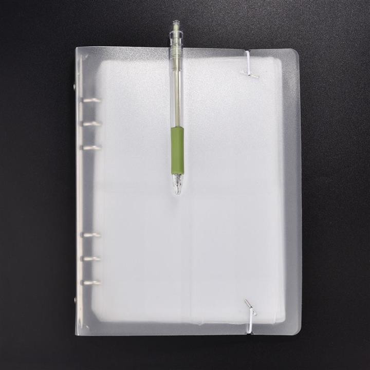 A5%206-Hole%20Strap%20Storage%20Clip%20And%20Storage%20Bag%20Scrapbook%20Cutting%20Die%20Storage%20Organizing%20Sticker%20Storage%20Transparent%20Bag%20-%20Image%206