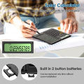 Solar Powered Scientific Calculator & 6 Inch Writing Tablet Foldable 10 Digit LCD Display For Office Student Teachers Accountant. 