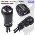 For Opel/Vauxhall Corsa D 2006 2007 2008 2009 2010 2011 2012 2013 2014 Gear Shift Knob Lever Stick Gaitor Boot Cover Frame Case.