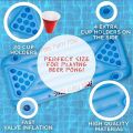 Inflatable Swimming Pool Floating Row Cuphole  Table Water Lounge Chairs Portable Water Hammock Sleeping Bed. 