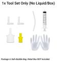 MIRAVEXL 100ml Printhead Cleaning Kit Liquid Solution for Epson Brother Inkjet Printer Head Unclog Cleaner Repair Tool.