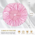 1/2/3pcs Newly Satin Night Hair Cap Women's Solid Sleeping Hat Sleep Care Bonnet Nightcap For Women Unisex Cap Shower Cap. 