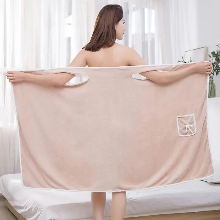 80*133Cm%20Womens%20Bath%20Towels%20Girls%20Wearable%20Fast%20Drying%20Bathing%20Beach%20Spa%20Bathrobes%20Wash%20Clothing%20Shower%20Bath%20And%20Gym%20Towel%20-%20Image%207