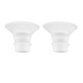 2Pcs Silicone Flanges Insert Breast Pump Accessories Wearable Pump Parts for 24mm Flange/Shield. 
