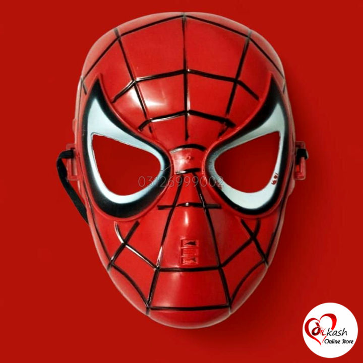 Spiderman Mask for Kids & Adults | Superhero Cosplay Costume Party Mask | High-Quality Spider Man Face Mask for Halloween, Birthday & Comic Events