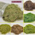Artificial Miniature Static Grass Needle 8MM Grass Tuft for Sandtable Landscape/Railway Train Layout/Wargame Scenery/Diorama 30G. 