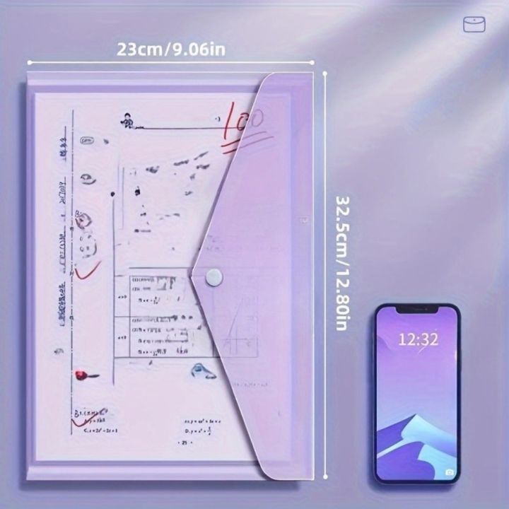 10pcs%20A4%20Transparent%20Plastic%20File%20Folders%20Waterproof%20PP%20Document%20Storage%20Bags%20Student%20Test%20Papers%20&%20Office%20Organization%20Supplies%20-%20Image%206