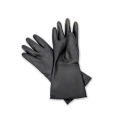 13-Inch Black Industrial Rubber Hand Glove - Cleaning, Safety, and Multipurpose Use (Free Size, Size G).