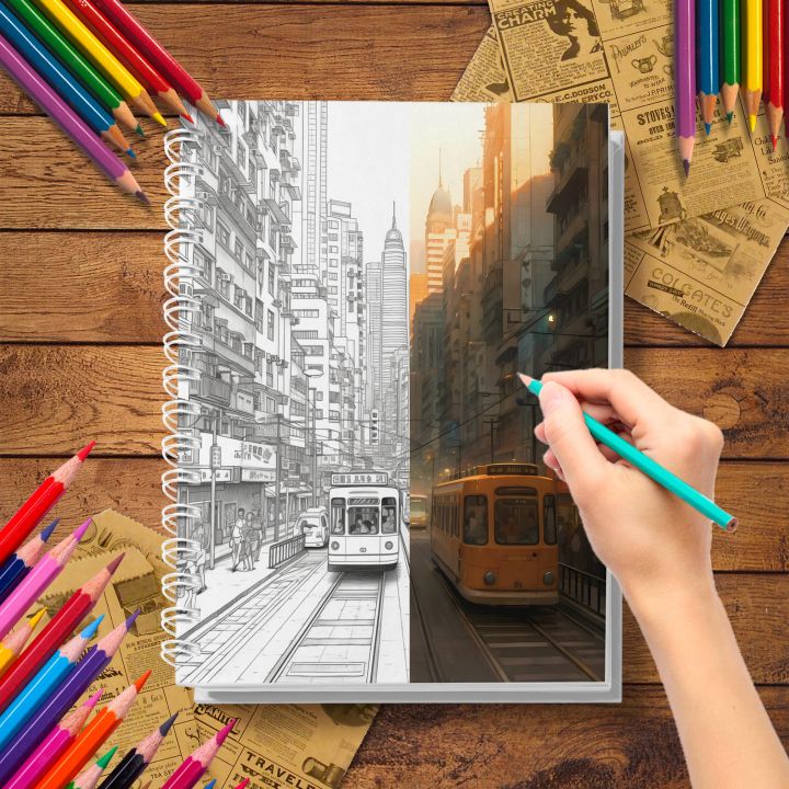1%20Pc%20Architectural%20Street%20Scene%20%20Coloring%20Book,%20Thick%20Paper,%20Creative%20%20Choice%20-%20Image%203