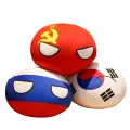 Funny Polandball 10cm Countryballs Toy Plush Pendant Plush Doll Countryball USSR USA FRANCE RUSSIA UK JAPAN GERMANY ITALY. 