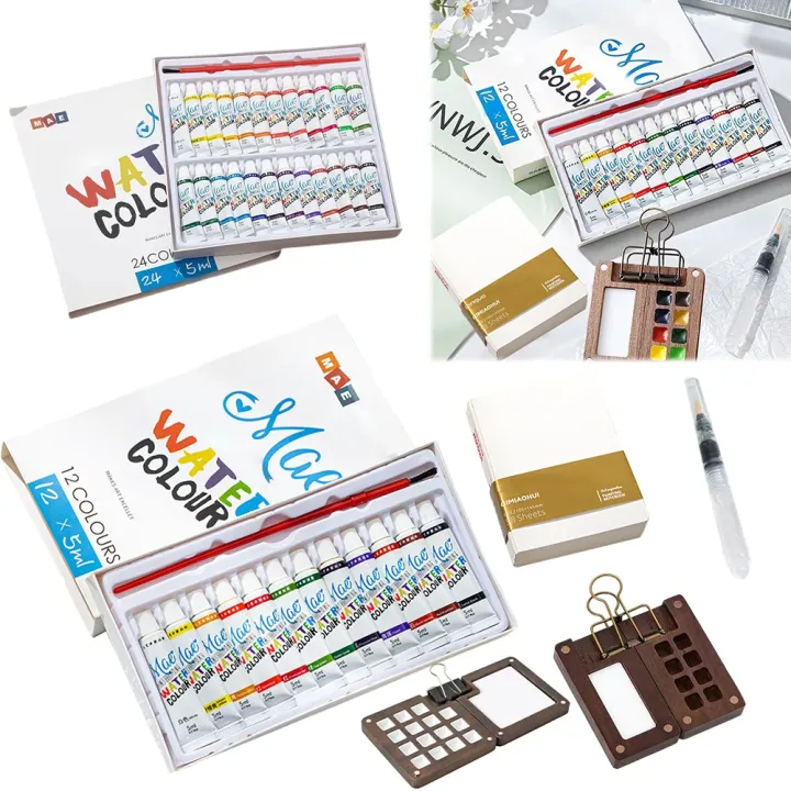 Multi%20Colors%20Wooden%20Grid%20Paint%20Box%20Pocket%20Artist%20Travel%20Paint%20Palette%20Mini%20Watercolor%20Paint%20Set%20for%20Painters%20Artists%20Students%20-%20Image%203