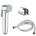 GROHI MUSLIM SHOWER CHROME WITH PIPE AND HOLDER. 