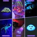 Mini 365/395nm UV Flashlight USB Rechargeable Ultraviolet Pet Urine Cat Tinea Money Ore Scorpion Fluorescent Checker Lamp.