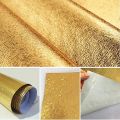 EF Aluminum Foil Paper Kitchen Stickers Waterproof Self-Adhesive Wallpaper. 