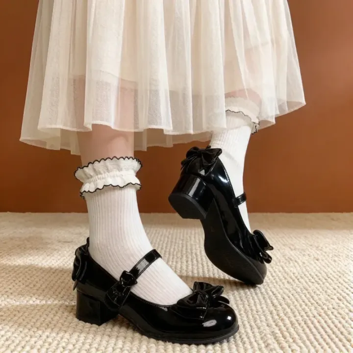 Women's%20Lolita-Style%20Mary%20Jane%20Shoes,%20Round%20Toe%20Bow%20Patent%20Leather%20Pumps,%20Suitable%20for%20Daily,%20Cosplay,and%20Sweet%20Outfits.%20-%20Image%206