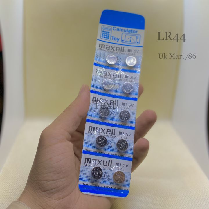 Uk Mart10PCS Pack- AG13 LR44 Batteries Button Cells For Calculators Cameras and other assesres