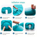 Inflatable Neck Pillow for Traveling, Blow Up Neck Pillows for Air Travel, Travel Pillows, Inflatable U-shaped Pillow. 