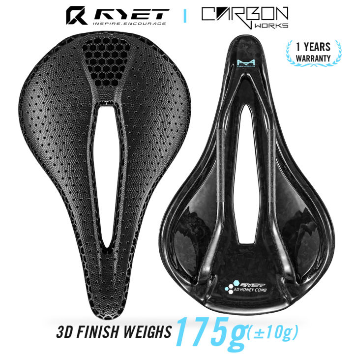 RYET%20Carbon%203D%20Printed%20Saddle%20145/155MM%20130g%207*9%20Bike%20Seating%20For%20Men%20Women%20Triathlon%20Road%20MTB%20Mountain%20Gravel%20Cycling%20Parts%20-%20Image%204