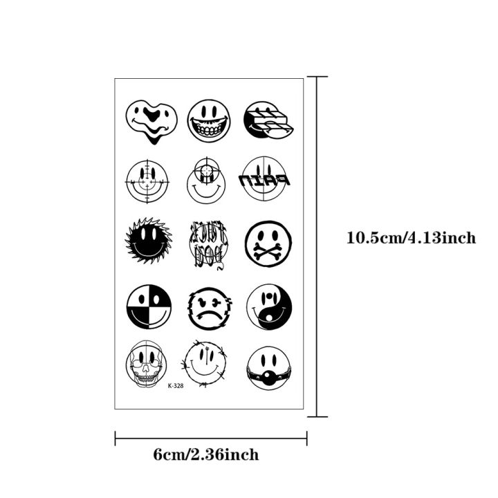 10pcs%20Waterproof%20Temporary%20Tattoo%20Sticker%20Love%20Emoticon%20Moon%20Sun%20Lines%20Skull%20Planet%20Tatto%20Wrist%20Fake%20Tattoos%20Body%20Art%20Women%20Men%20-%20Image%207