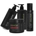 Bremod Keratin Hair Care Set | Shampoo + Conditioner + Hair Mask + Argan Serum | Smooth, Nourish & Repair | Professional Treatment. 