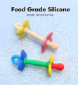 New 2 in 1 Baby Silicone Flower Teether - Safe & Soft Chewing Toy for Soothing Sore Gums, BPA-Free, Easy-to-Hold Teething Toy. 