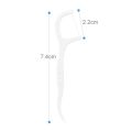 Pack of ( 60pcs ) Dental Floss Toothpick - Oral Cavity Teeth Cleaning - Debris Toothpick Line Interdental Brush – Best teeth sticks - tooth gap cleaner disposable. 