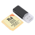 2024 New For R4I SDHC Video Game Card Gold White Silver R4 NDS Card Adapter Use FAT16/FAT32 Format TF Card for Nintendo. 