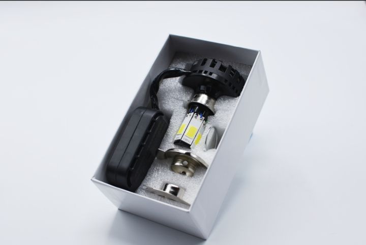 M6 LED Headlight with Flasher for Motorcycle Universal