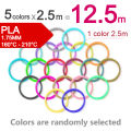 3D pen Wire 3D Pen Filament Refills 1.75mm PLA Wire for 3D Printing Pen, Educational 3D Pen Wire 3D Doodler Pen & 3D Pen Refill Kit – Multicolor Non-Toxic Eco-Friendly Plastic – Smooth Drawing for Kids & Artists – Pack of 3, 5, 10, 20 (2.5m Each Roll). 