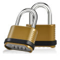 Combination Lock | 4-Digit Heavy Duty Combo Lock - 26.5mm Outdoor Waterproof Combination Padlock for Outdoor Fence, Locker, Gym. 