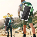 Solar Panel With USB Outdoor Hiking And Camping Portable Battery Mobile Phone Charging Bank Charging Panel.