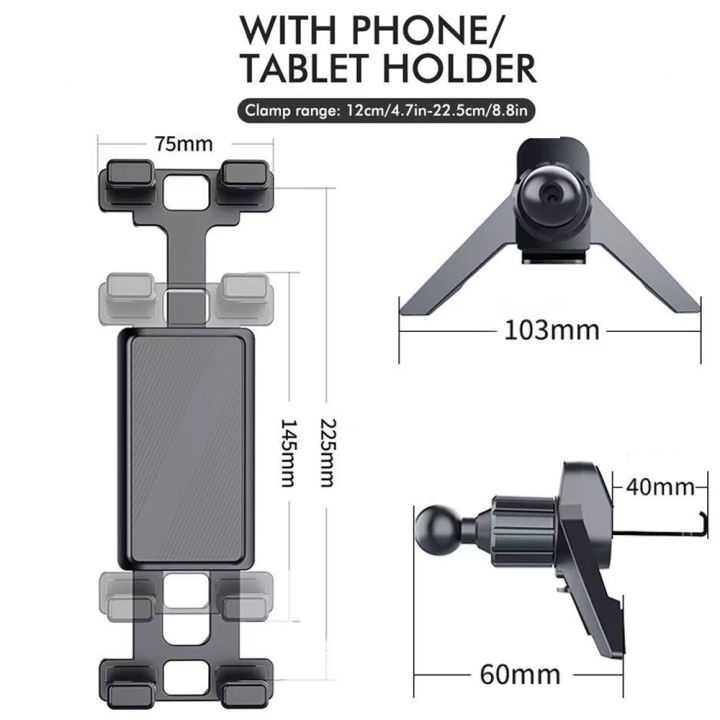 Car%20Tablet%20Holder%20360Rotation%20Universal%20Adjustable%20Car%20Air%20Vent%20Mount%20Stand%20for%20iPhone%20iPad%20Air%20Mini%20%20Fold%20%20Tablets%20-%20Image%205
