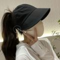 Anti-UV Women Cap Wide Brim Breathable Foldable Sun Hat Mask Hang Outdoor Sport Visor Quick Drying Sunscreen Hiking Cycling Hat.