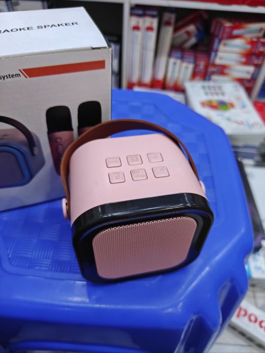 K12%20Colorful%20Karaoke%20Sound%20System%201%20Wireless%20Microphone%20Portable%20Bluetooth%20Speaker%20with%20Mic%20%7C%20Rechargeable%20Party%20Speaker%20-%20Image%205
