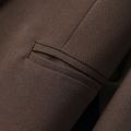 Brown Blazer for Women Spring and Autumn Workplace Style Versatile Casual, Long-Sleeved Small Suit Jacket. 