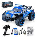 2.4Ghz 4WD All Terrain RC Rock Crawler Monster Truck With 2 Batteries - Remote Control Car for Kids Boys,. 