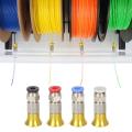 1/4-Pcs 3D Printer Filament Connector Kit, PC4-M10 Pneumatic Fitting Couplers Fits for 4mm Feeding Tube.