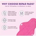 Reusable Cloth Sanitary Pads for Women – 6pcs Combo Pack - Huge Discount. 
