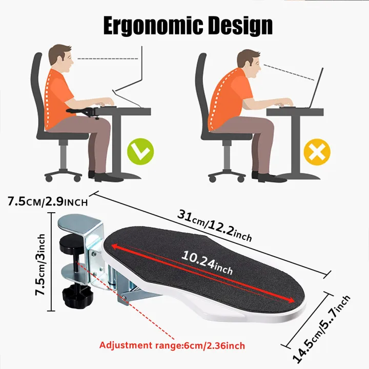 1%20PC%20Computer%20Arm%20Support%20Bracket%20Suitable%20for%20Office%20Desk%20Adjusted%20To%20Rotate%20Wrist%20Support%20Bracket%20Extension%20Tray%20for%20Home%20Use%20-%20Image%203