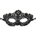 2pcs Elegant Black Lace Masquerade Mask Set for Couples - Perfect for Venetian Party, Mardi Gras, and Halloween Celebrations. 