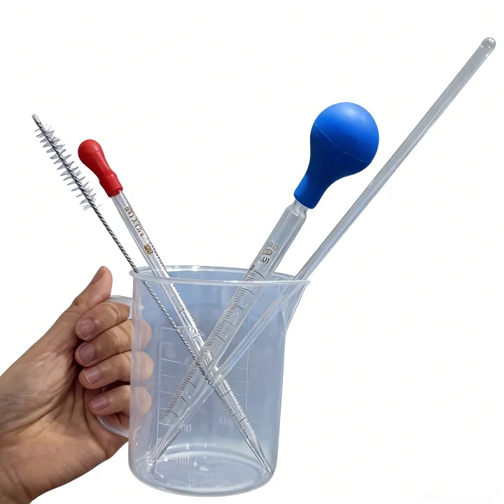 The Graduated Rods Thick glass graduated dropper pipettes, liquid pipettes, glass stirring ...