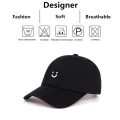 Unisex Smiling Face Embroidery Baseball Caps Spring Autumn Outdoor Adjustable Casual Hats Sunscreen Hat. 
