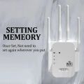 New Original 2.4G WiFi Extender With 4 Antenna 2LAN 300 Mbps WiFi Signal Booster Amplifier WiFi Range Extender. 